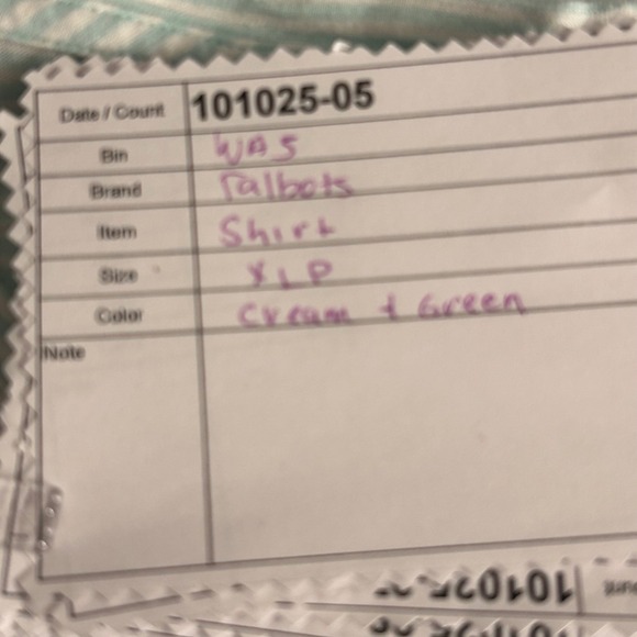 Talbots Butterfly Top Green XLP - Picture 12 of 12